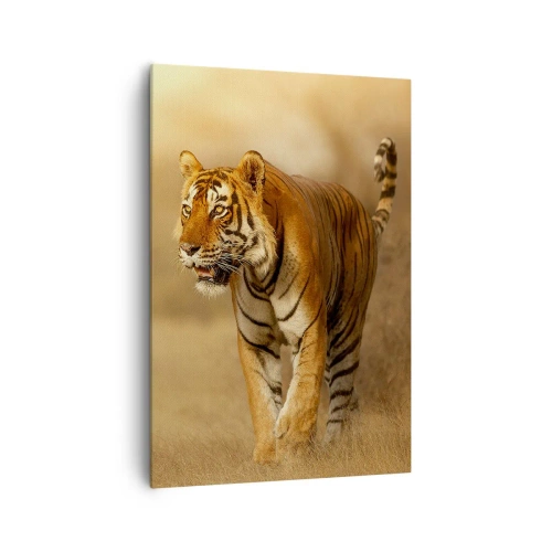 Canvastavla - Bild på duk - Före attack - 70x100 cm