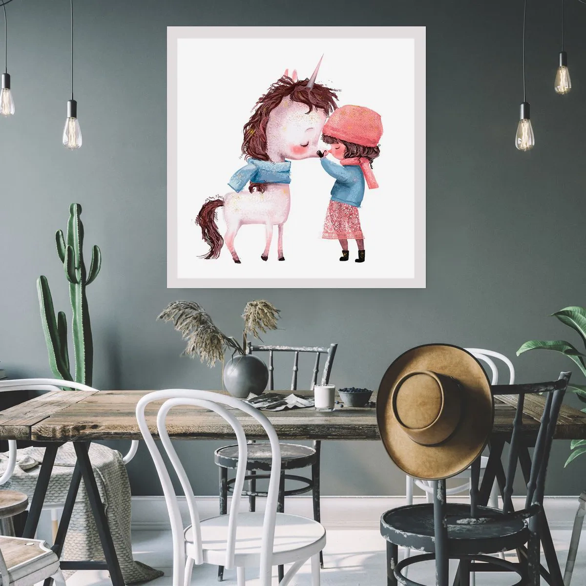 Affisch - Vintersaga - 40x40 cm