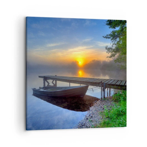 Canvastavla - Bild på duk - Det vanliga förvandlas till det magiska - 50x50 cm