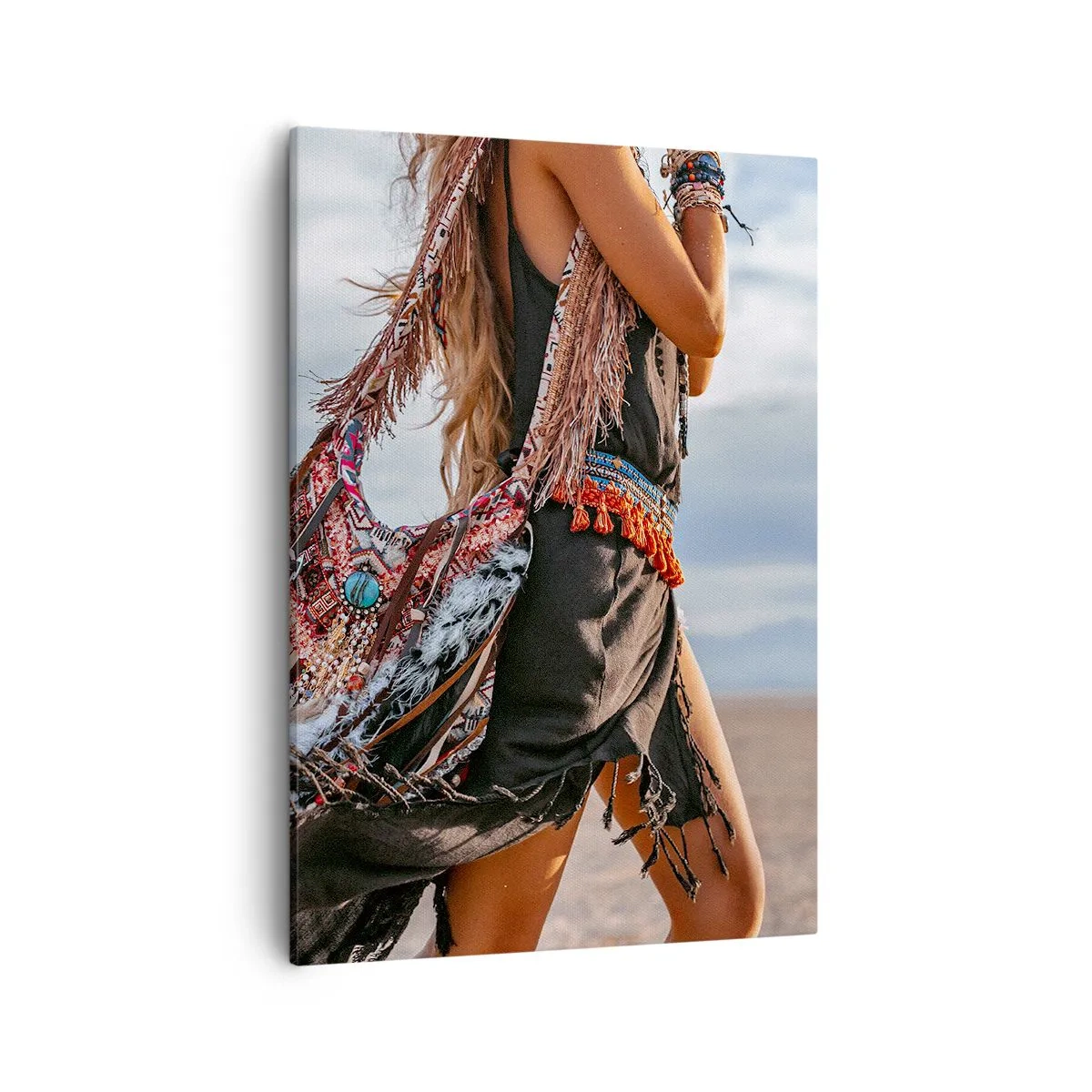 Canvastavla - Bild på duk - Shamanens flicka - 50x70 cm