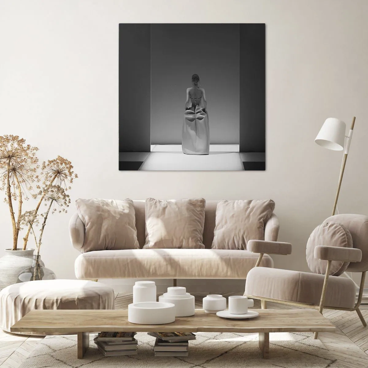 Canvastavla - Bild på duk - Raffinerad enkelhet - 60x60 cm