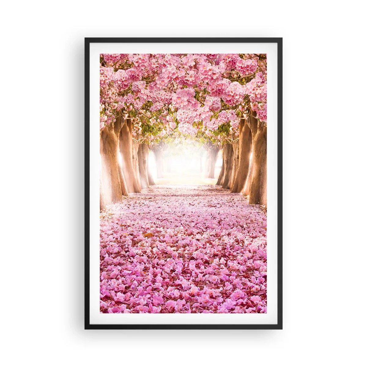 Affisch i svart ram - Vägen till paradiset - 61x91 cm
