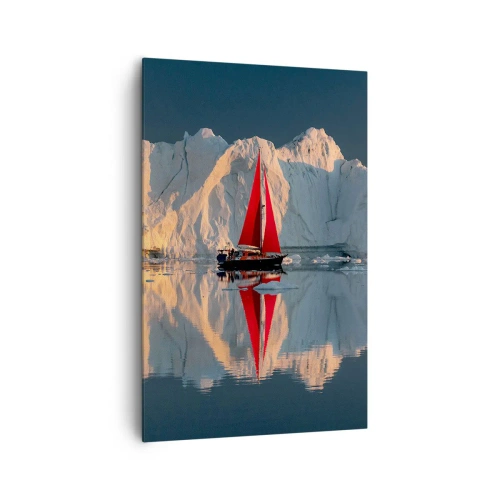 Canvastavla - Bild på duk - I världens ände - 80x120 cm