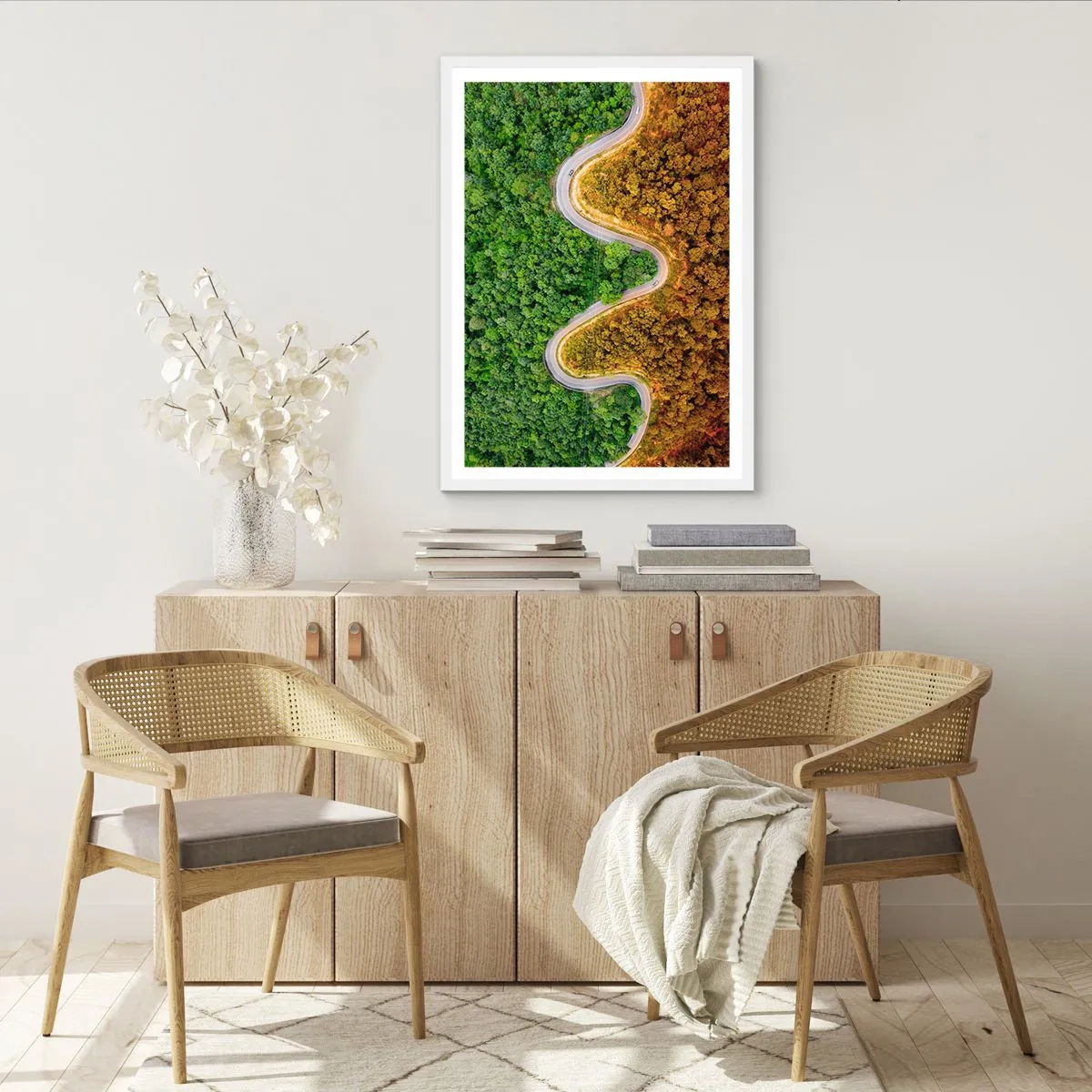 Affisch i vit ram - Gränser och genombrott - 70x100 cm