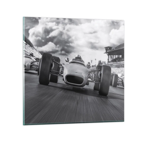 Glastavla - Bild på glas - Kraften finns! - 70x70 cm