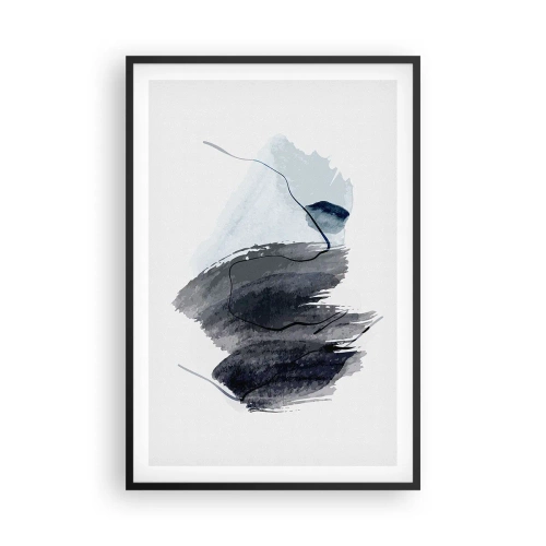 Affisch i svart ram - Intensitet och rörelse - 61x91 cm