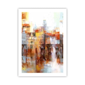 Affisch - Vackert under bron - 50x70 cm