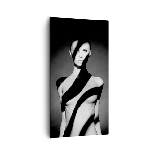 Canvastavla - Bild på duk - I skenet och i skuggan - 55x100 cm