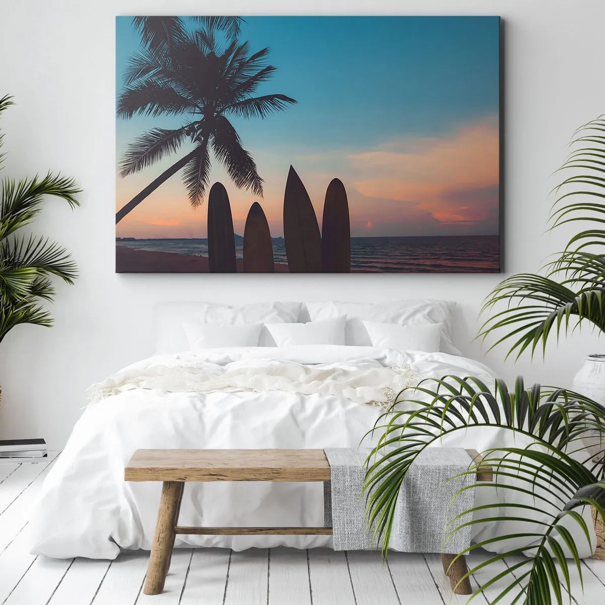 Canvastavla - Bild på duk - Imorgon blir det också kul - 100x70 cm