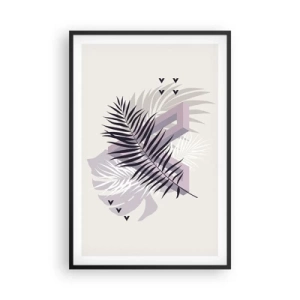 Affisch i svart ram - Skuggans skugga - 61x91 cm