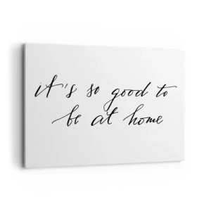 Canvastavla - Bild på duk - Hela sanningen - 100x70 cm