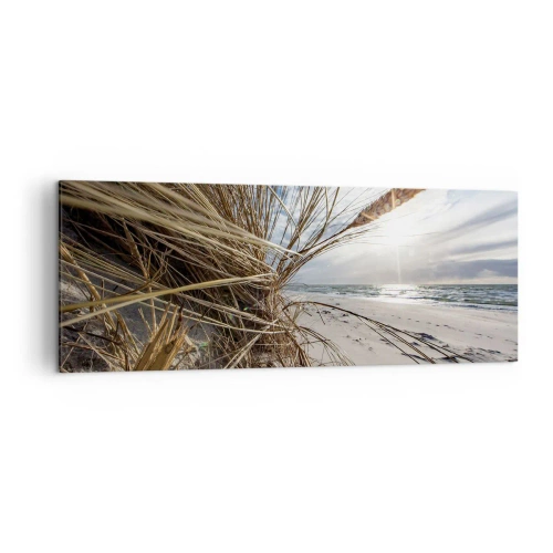 Canvastavla - Bild på duk - Elementens möte - 140x50 cm