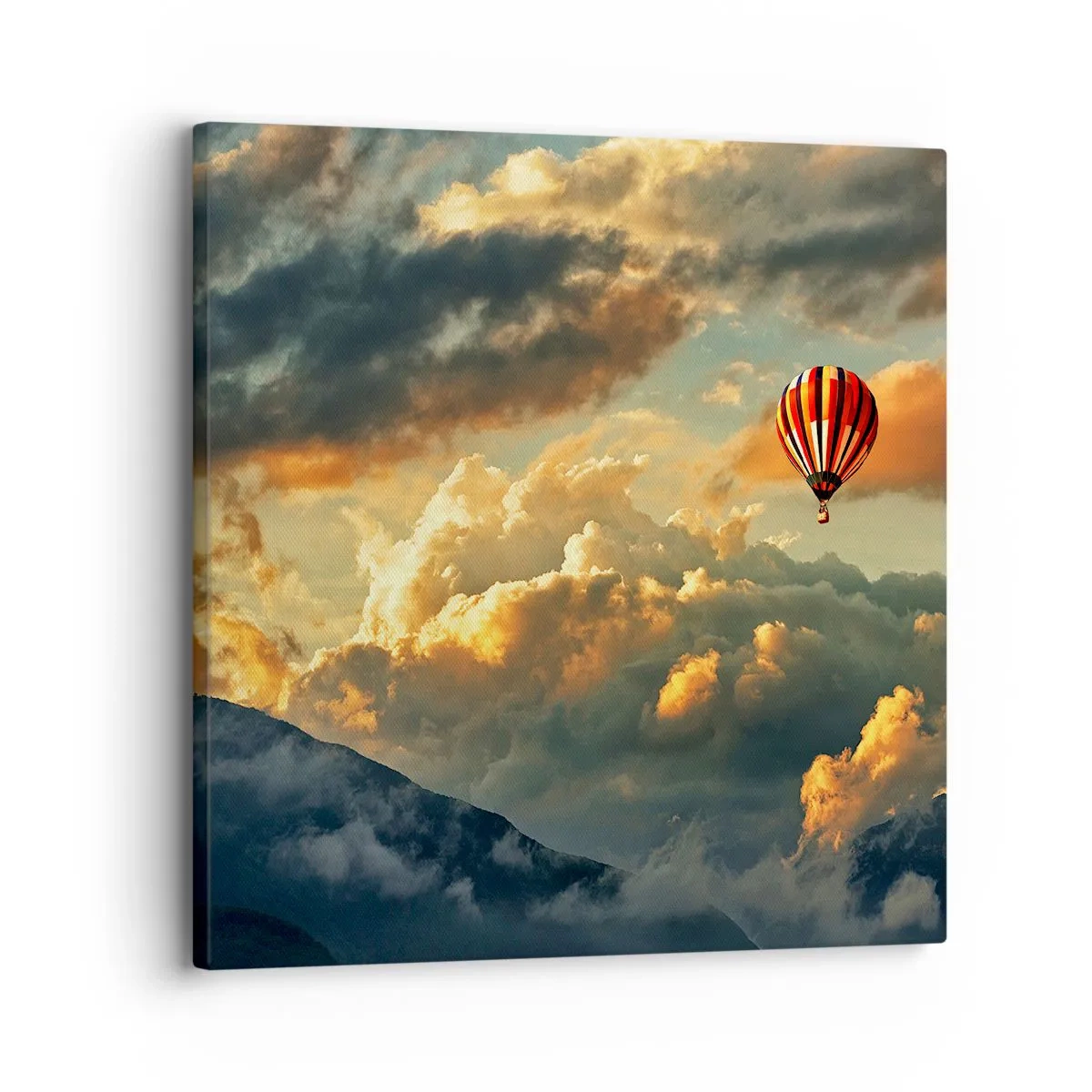 Canvastavla - Bild på duk - Jag flyger för jag vill - 30x30 cm