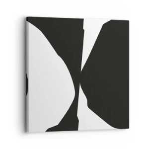 Canvastavla - Bild på duk - Positiv-negativ - 30x30 cm