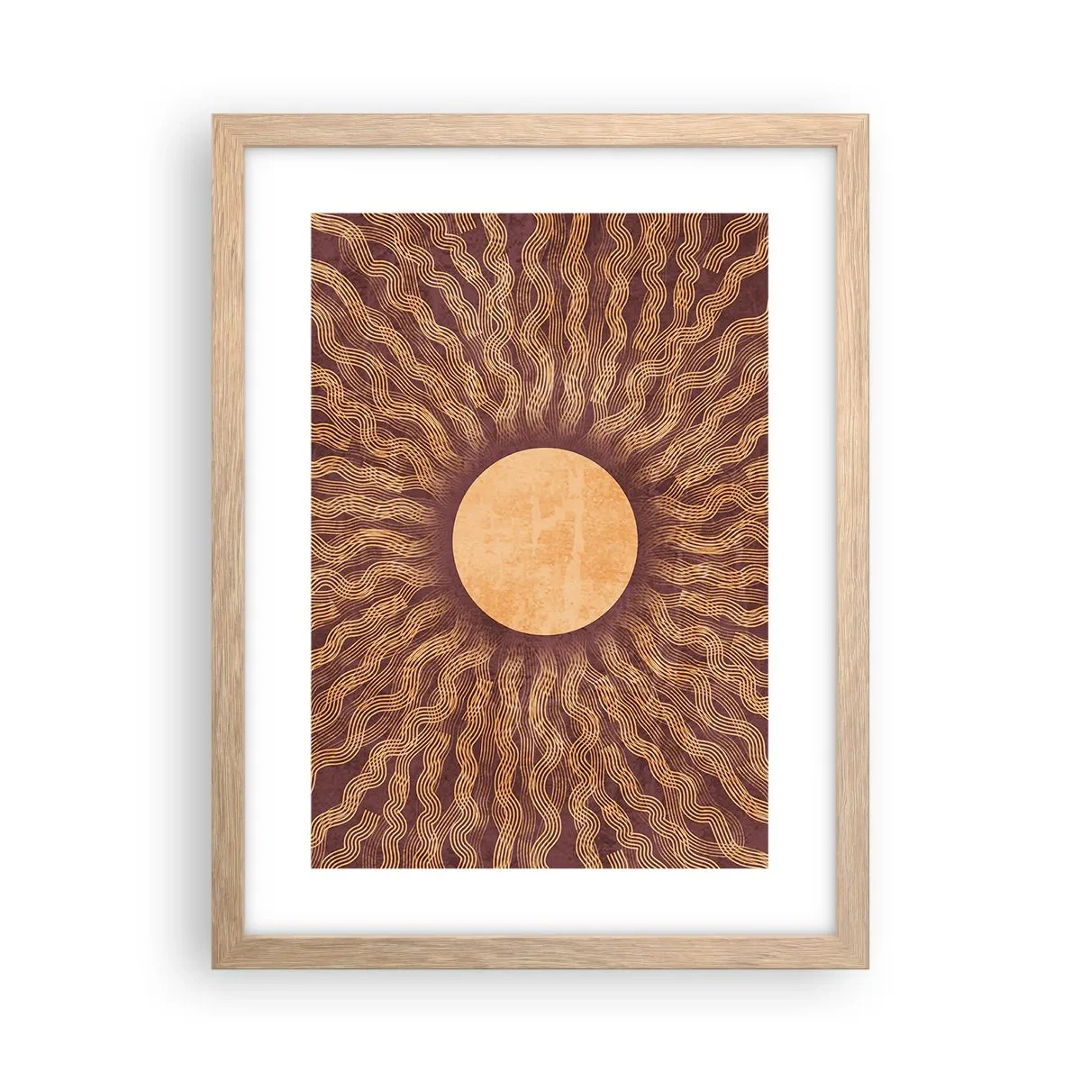 Affisch i ram av ljusek - Solikon - 30x40 cm