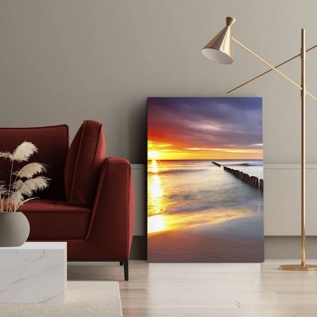Canvastavla - Bild på duk - Lyssna på tystnaden - 50x70 cm