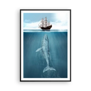 Affisch i svart ram - Bättre att inte veta - 70x100 cm