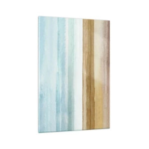 Glastavla - Bild på glas - Svalkande - 70x100 cm
