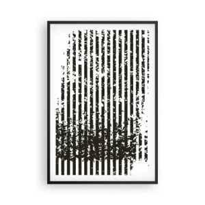 Affisch i svart ram - Rytm och brus - 61x91 cm