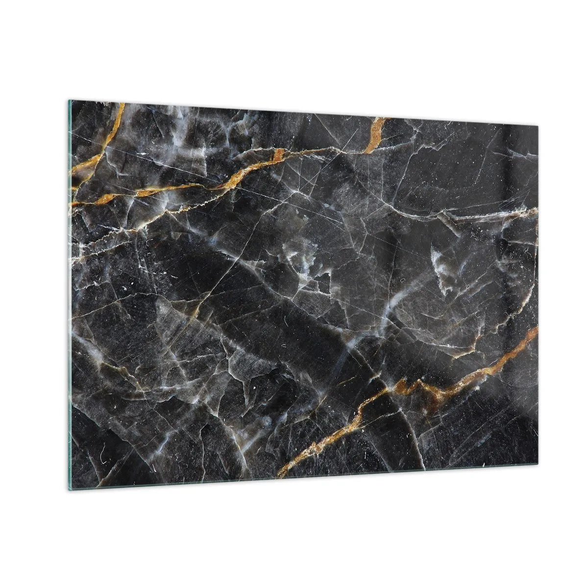 Glastavla - Bild på glas - Stenens interna liv - 100x70 cm