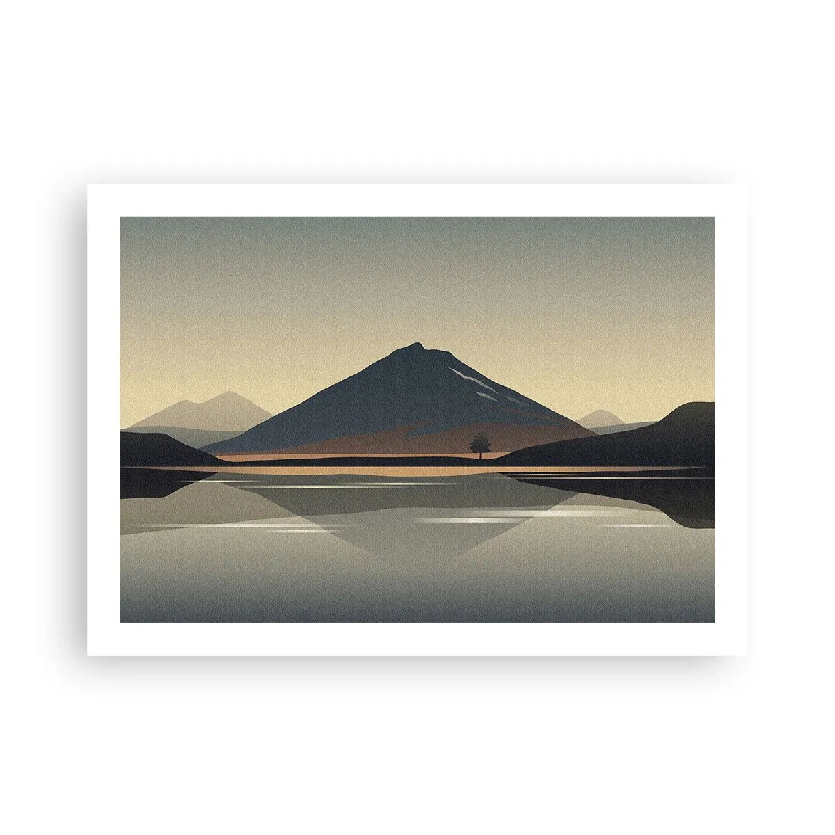 Affisch - Spegelbild - 70x50 cm