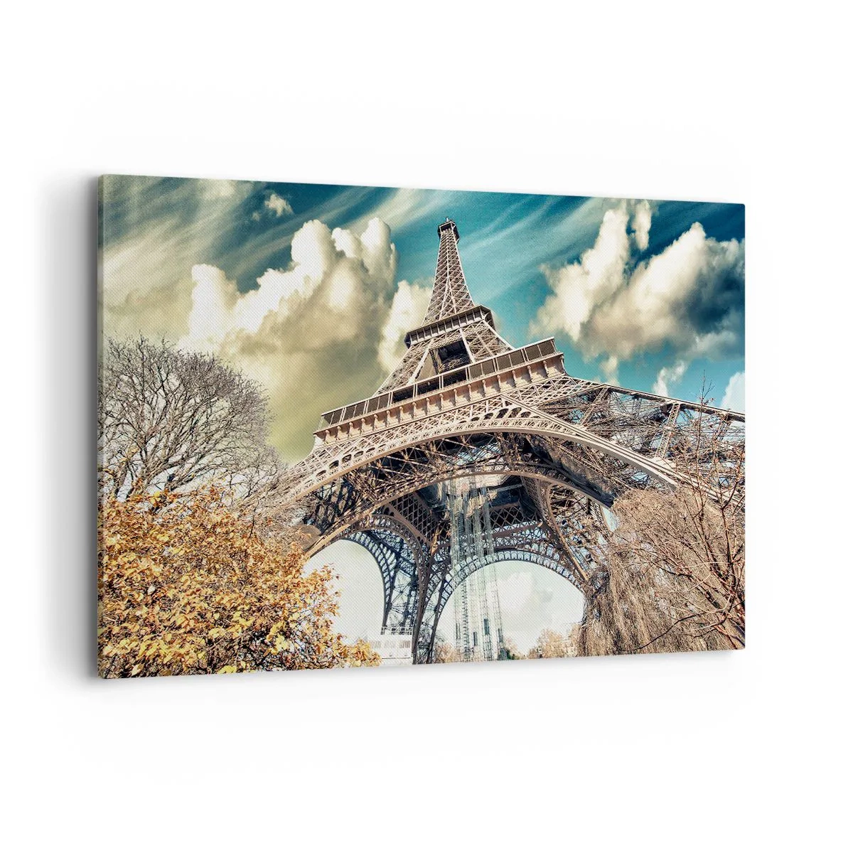 Canvastavla - Bild på duk - Och på hösten i Paris... - 120x80 cm