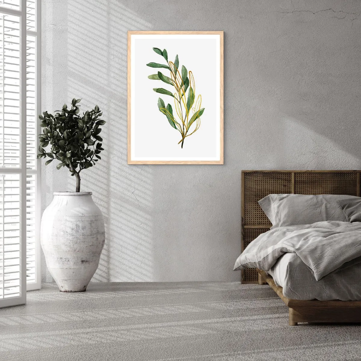 Affisch i ram av ljusek - Allt som är gott - 61x91 cm