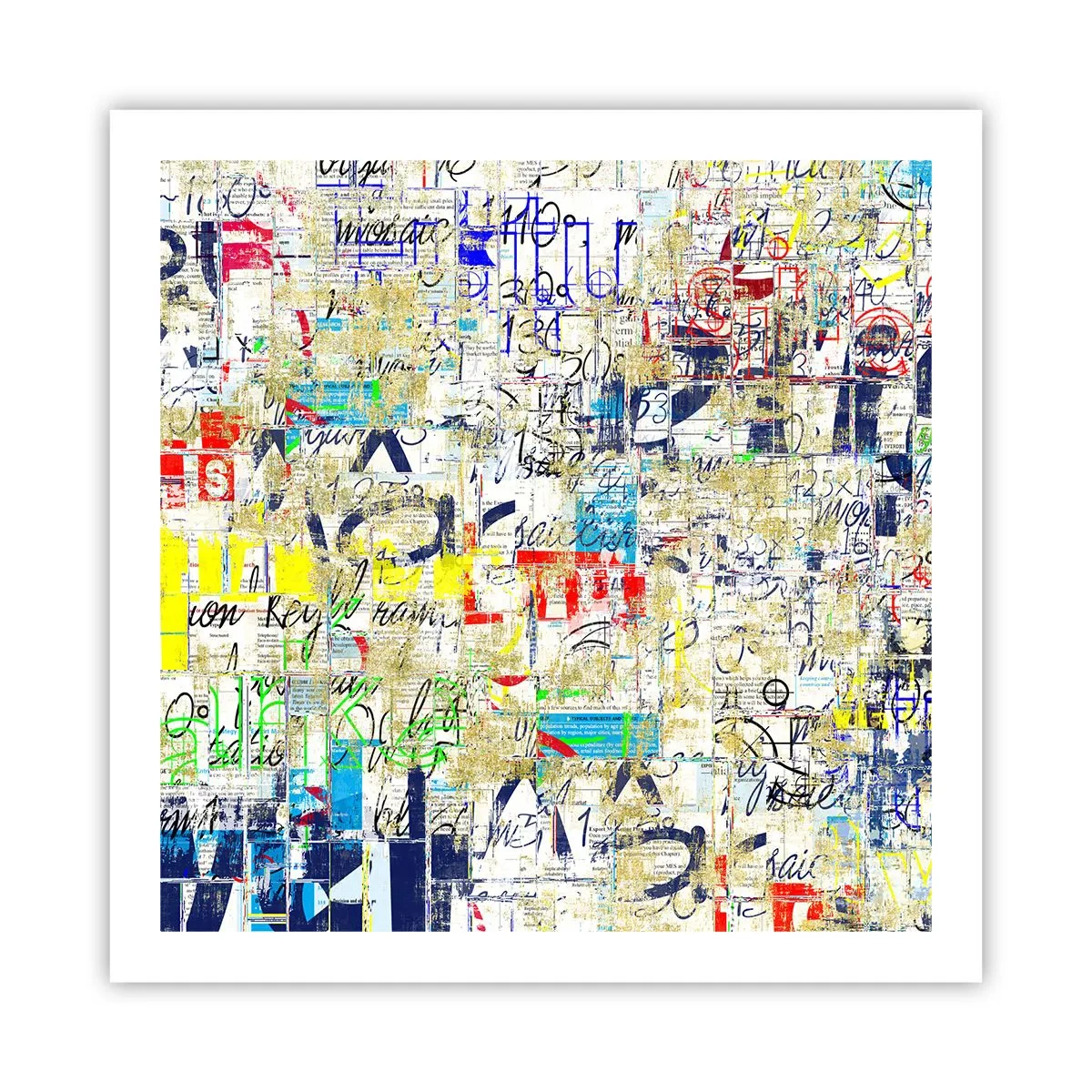 Affisch - Helt enkelt gläder ögonen - 60x60 cm