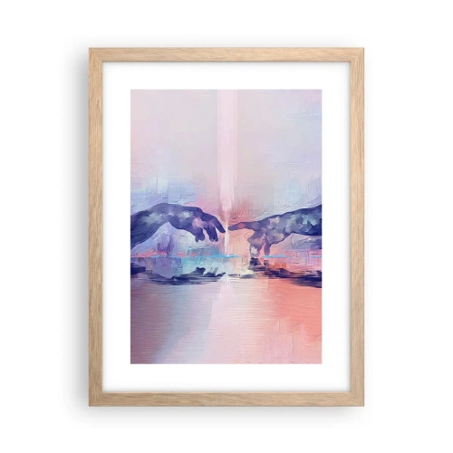 Affisch i ram av ljusek - Den gudomliga gnistan av liv - 30x40 cm