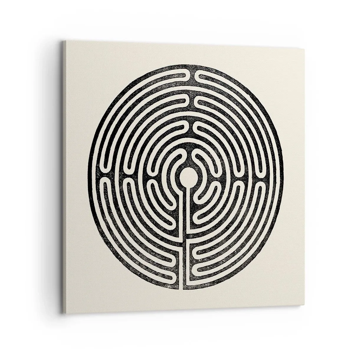 Canvastavla - Bild på duk - Mystisk ordning - 60x60 cm