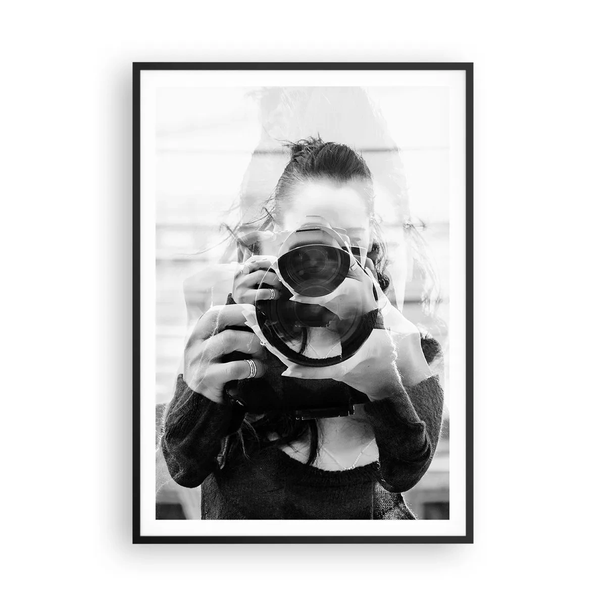 Affisch i svart ram - Skapare och material - 70x100 cm