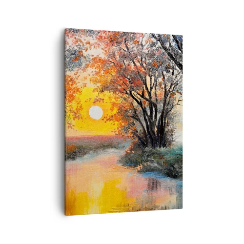 Canvastavla - Bild på duk - Höststämning - 50x70 cm