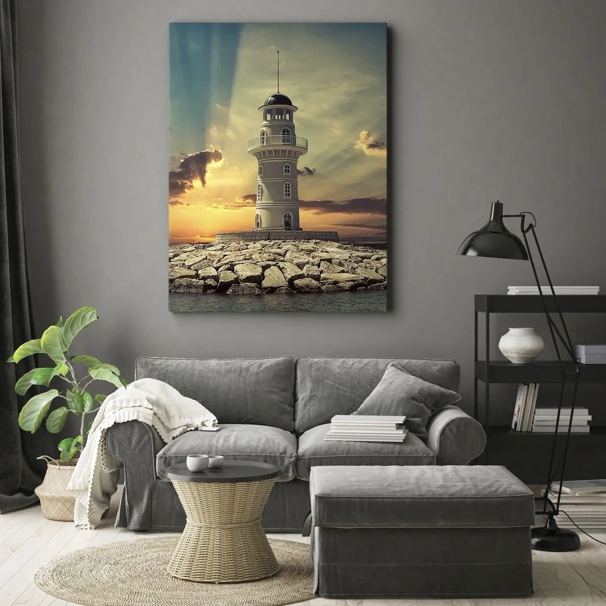 Canvastavla - Bild på duk - Ljus - Godhet - Skönhet - 50x70 cm