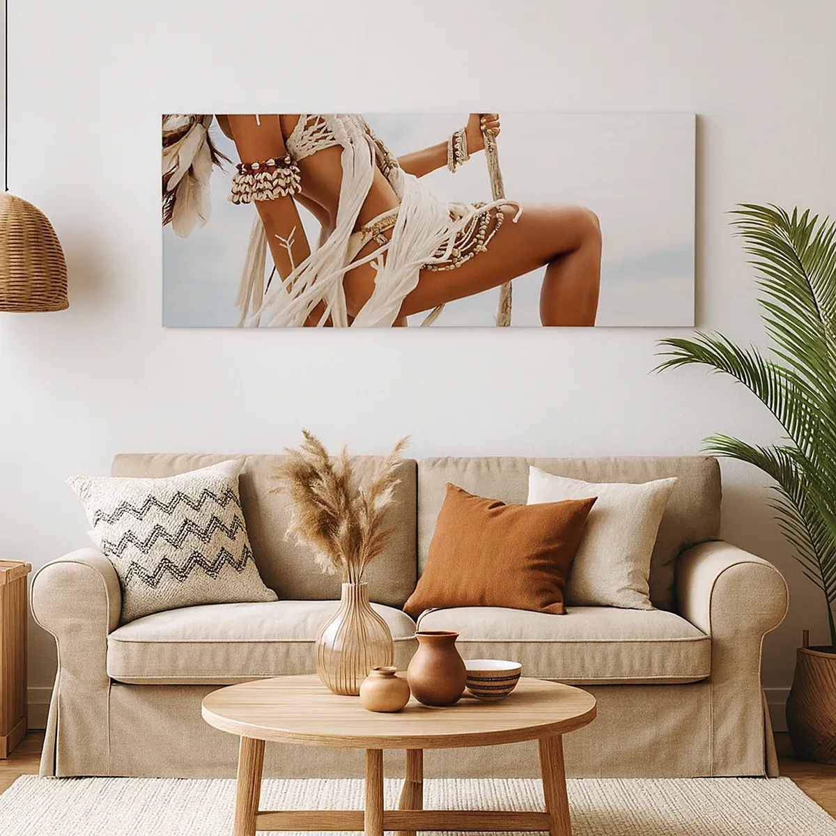 Canvastavla - Bild på duk - Solens prästinna - 30x30 cm