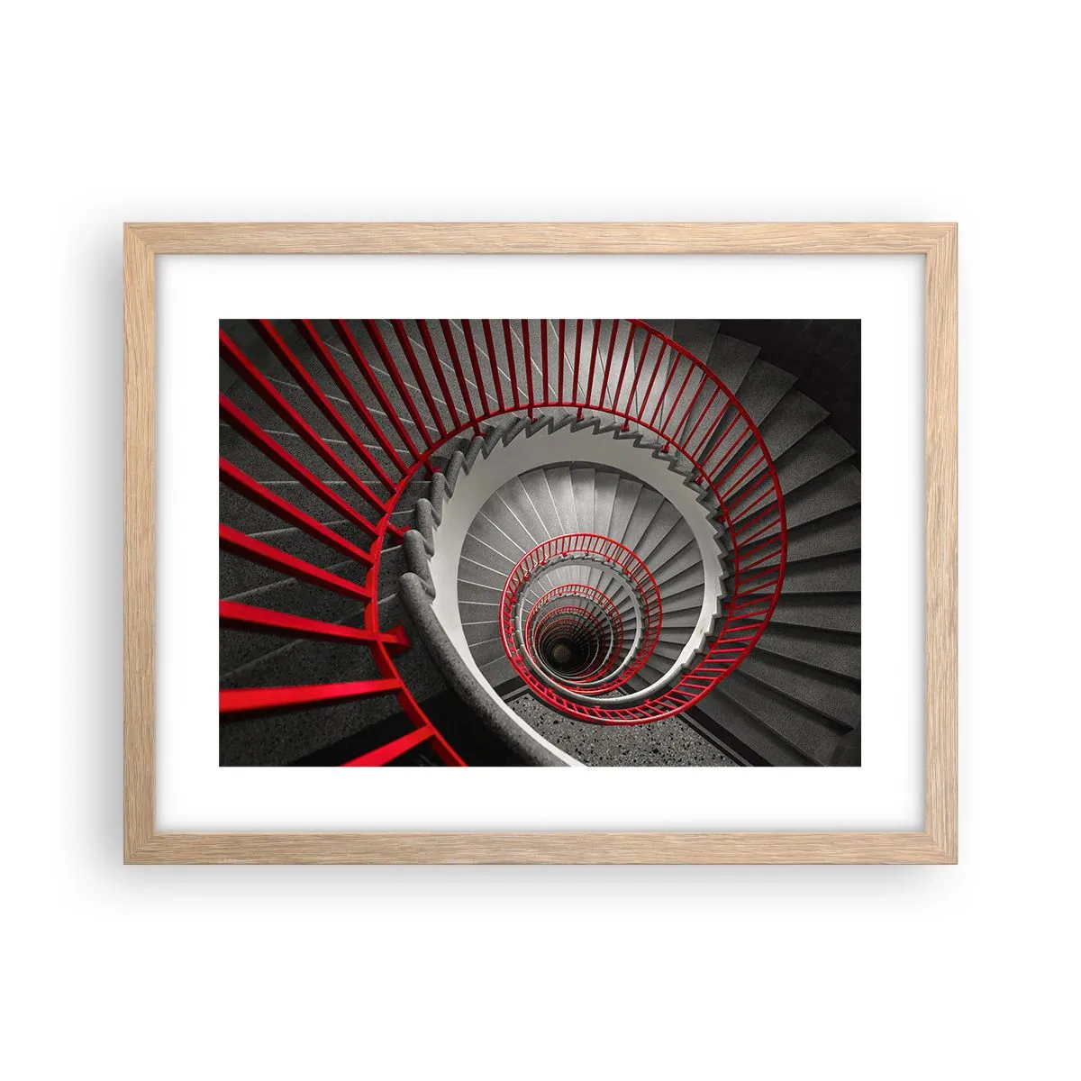 Affisch i ram av ljusek - Arkitektoniska spel - 40x30 cm