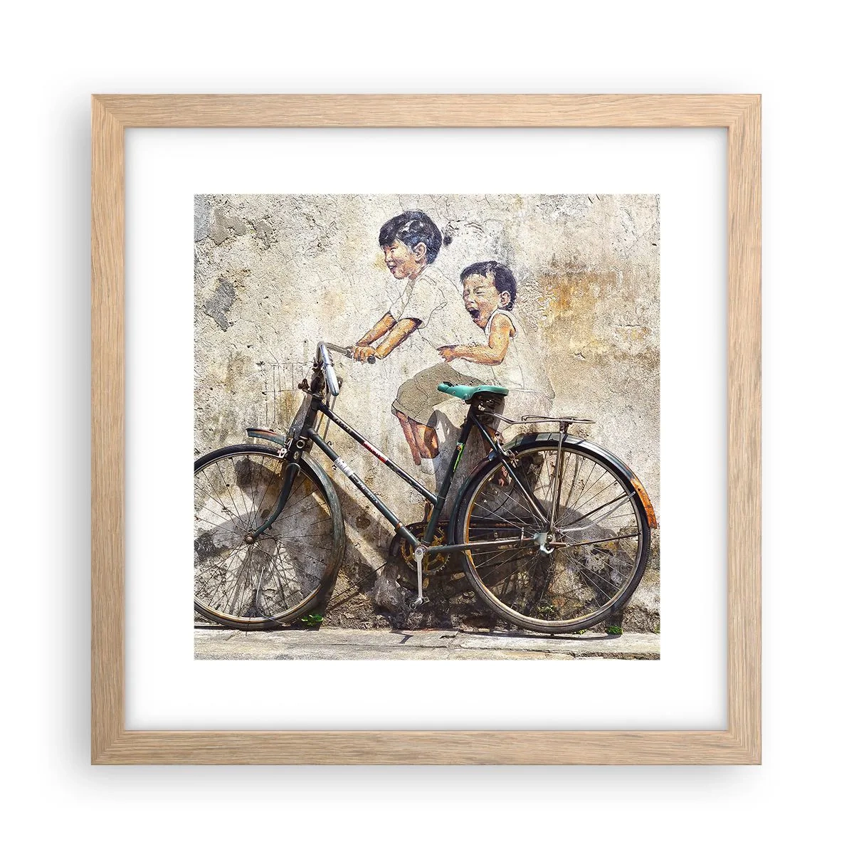 Affisch i ram av ljusek - Sant eller falskt? - 30x30 cm