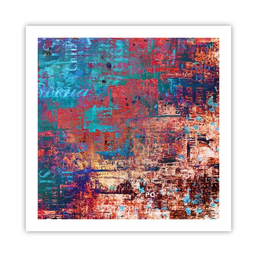Affisch - Minne och icke-minne - 60x60 cm