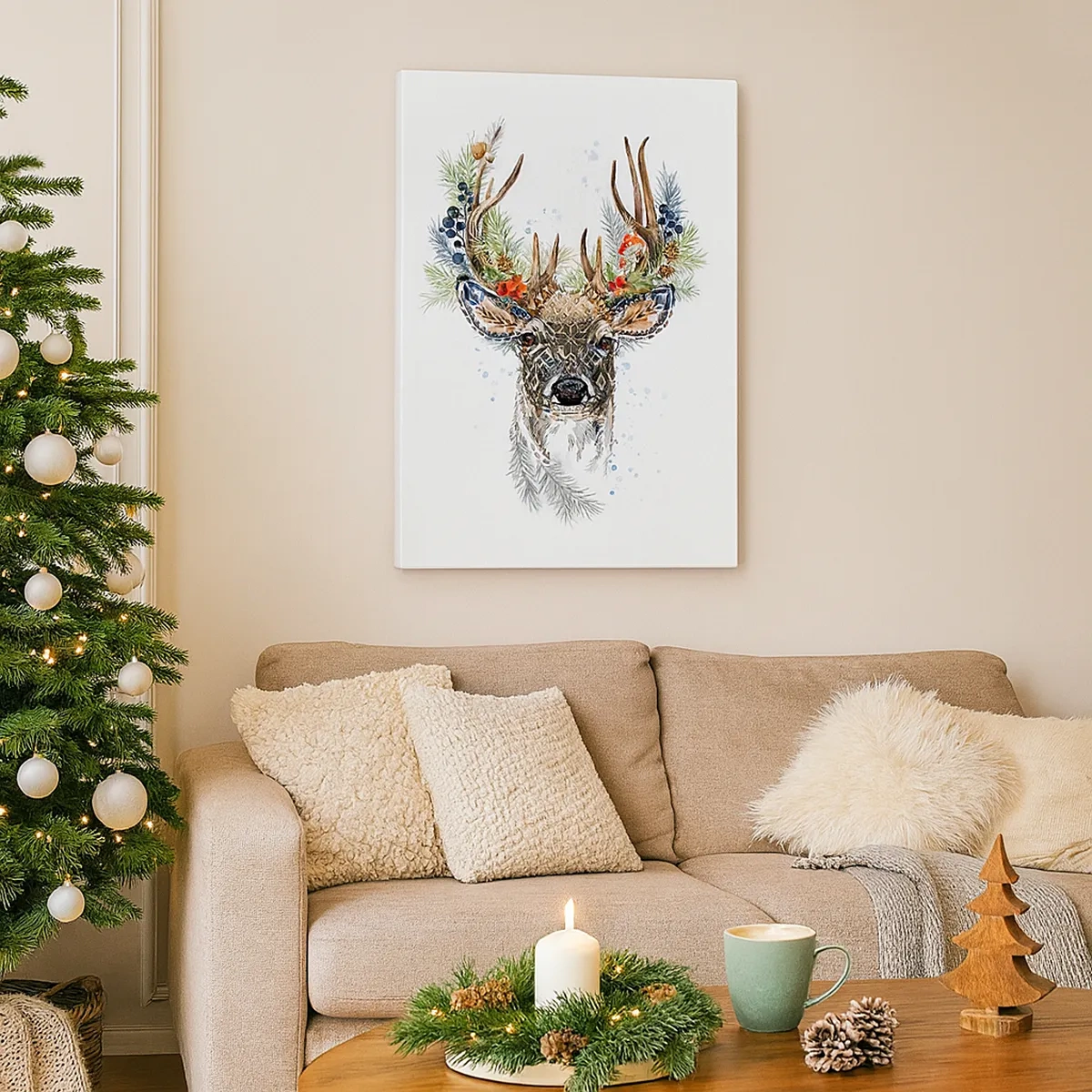 Canvastavla - Bild på duk - I högtidskläder - 50x70 cm