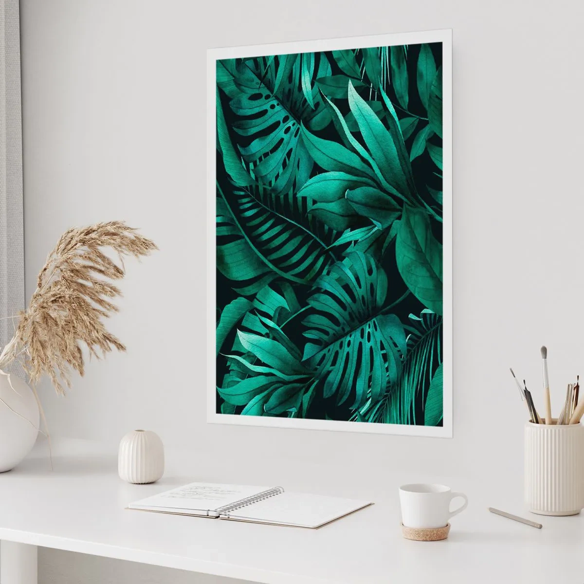 Affisch - Tropiska grönskans djup - 61x91 cm