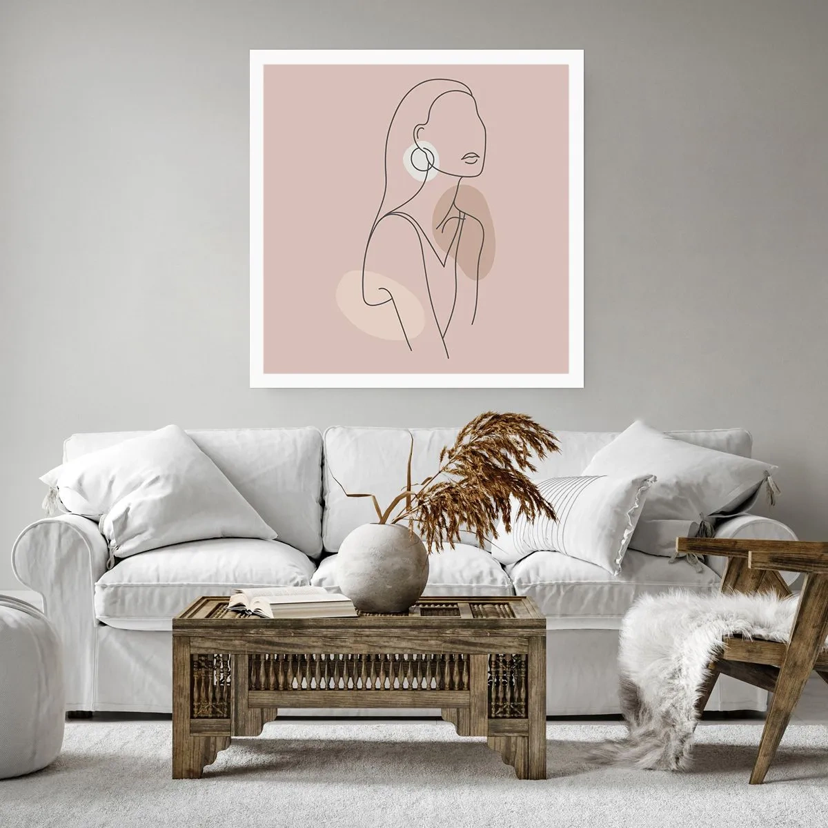 Affisch - Flickaktighetens ikon - 60x60 cm
