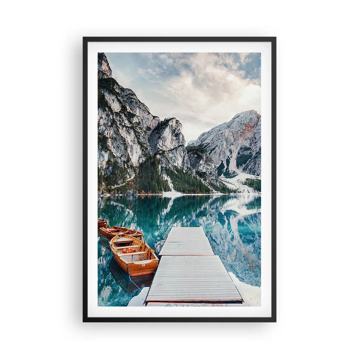 Affisch i svart ram - Vi visar dig skönhet - 61x91 cm