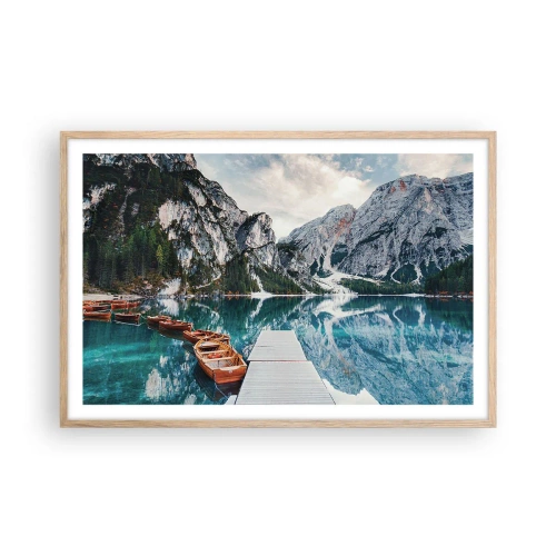 Affisch i ram av ljusek - Vi visar dig skönhet - 91x61 cm