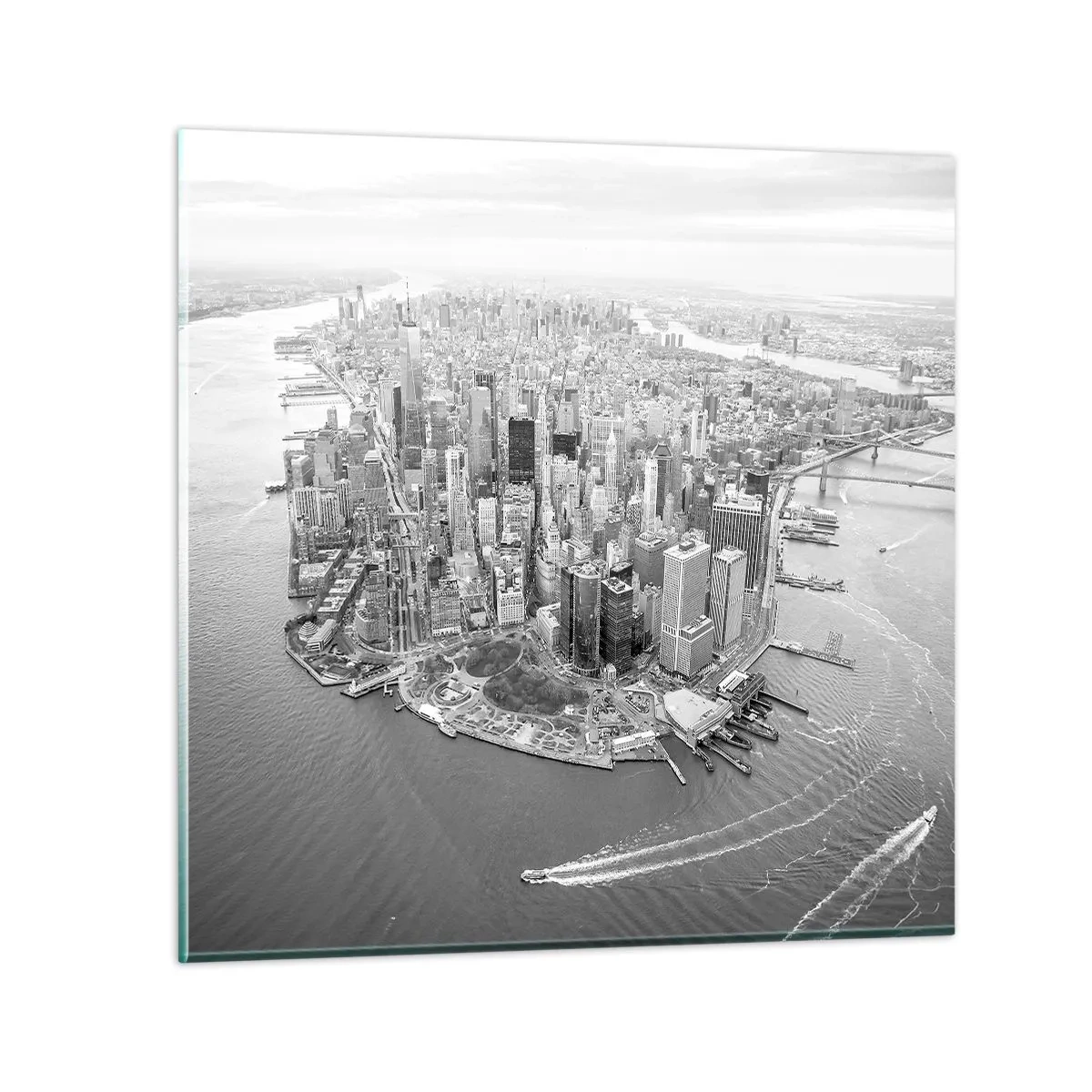 Glastavla - Bild på glas - Hur man inte älskar? - 50x50 cm