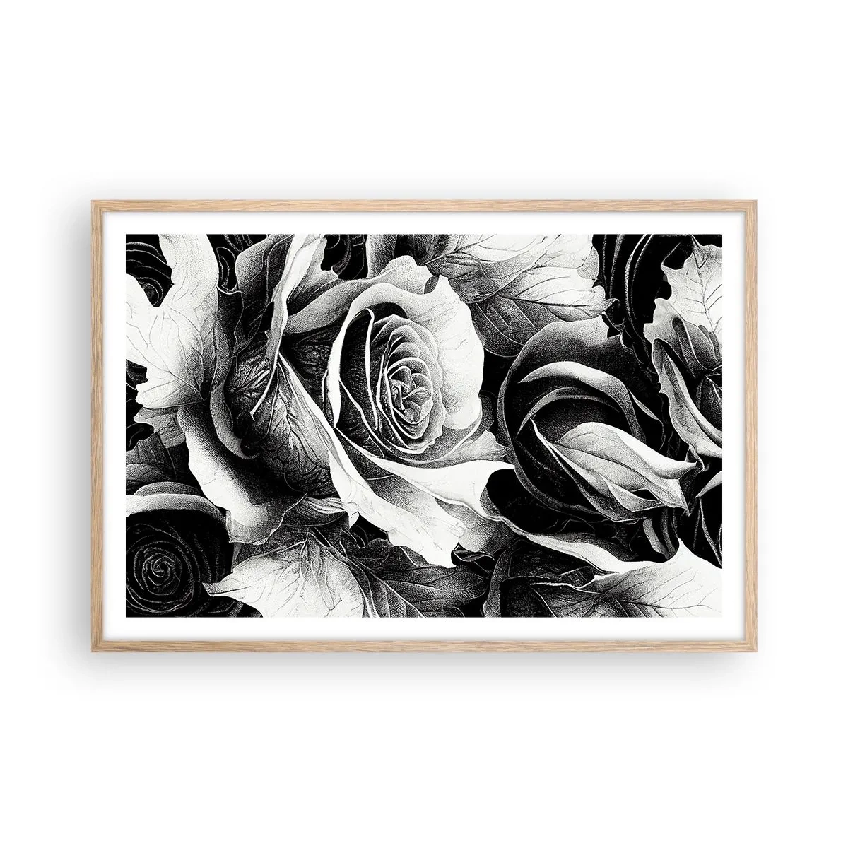 Affisch i ram av ljusek - Alltid drottningen - 91x61 cm