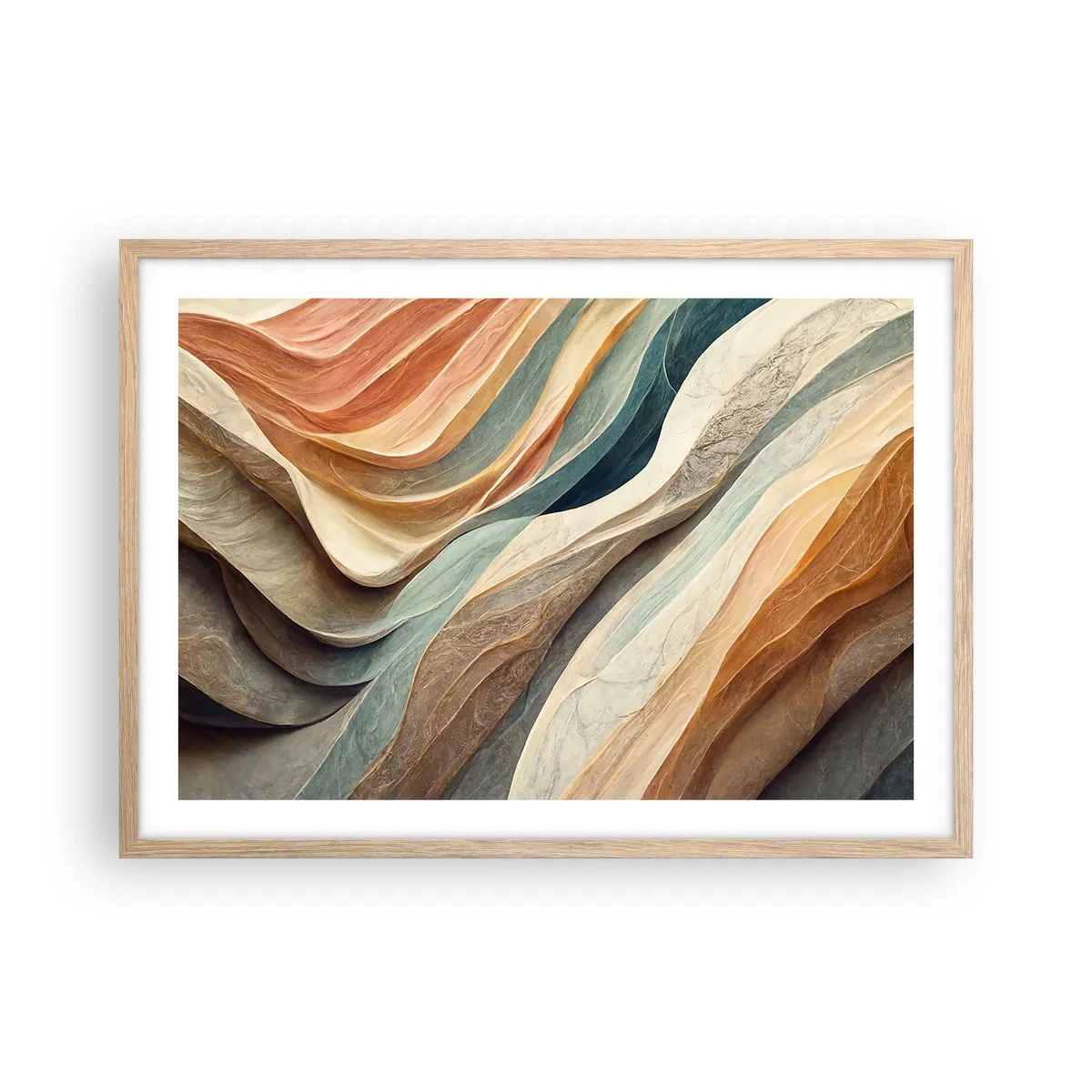 Affisch i ram av ljusek - Ögonblick före förändring - 70x50 cm