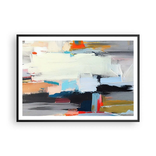 Affisch i svart ram - Finns det någon metod? - 100x70 cm