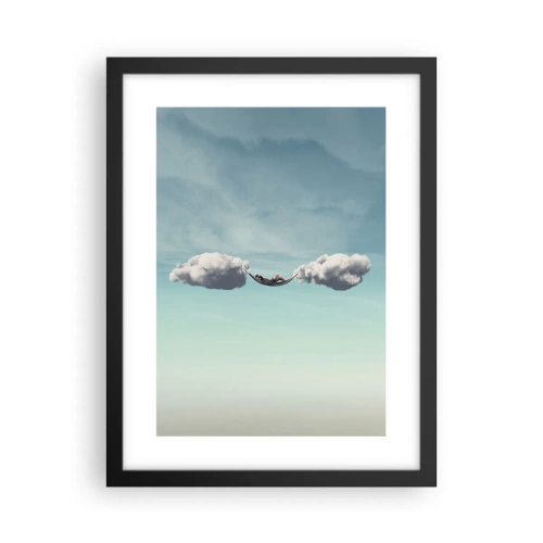 Affisch i svart ram - Stundens salighet - 30x40 cm