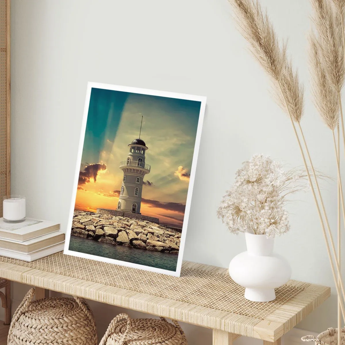 Affisch - Ljus - Godhet - Skönhet - 40x50 cm