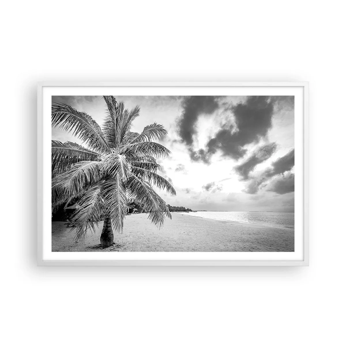 Affisch i vit ram - När du längtar efter ensamheten... - 91x61 cm