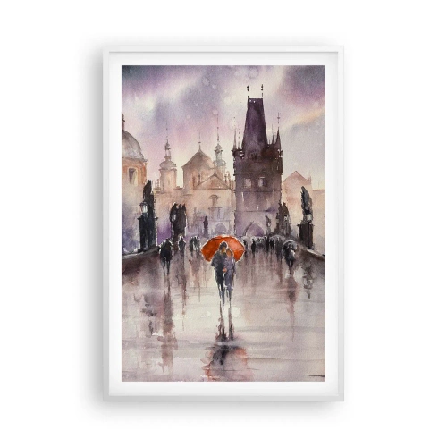 Affisch i vit ram - Människor förändras inte - 61x91 cm